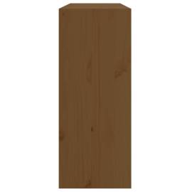 Dulap de vinuri, maro miere, 62x25x62 cm, lemn masiv de pin, 6 image