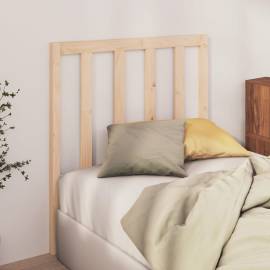 Tăblie de pat, 95x4x100 cm, lemn masiv de pin, 3 image
