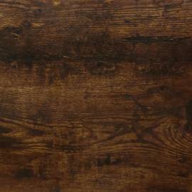 Dulap cu sertare și roți, stejar fumuriu, lemn prelucrat, 8 image