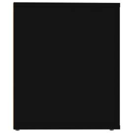 Noptiere, 2 buc., negru, 50x39x47 cm, 7 image