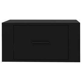 Noptiere de perete, negru, 50x36x25 cm, 6 image