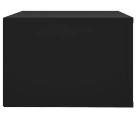 Noptiere de perete, negru, 50x36x25 cm, 8 image