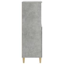 Dulap înalt, gri beton, 60x36x110 cm, lemn compozit, 4 image