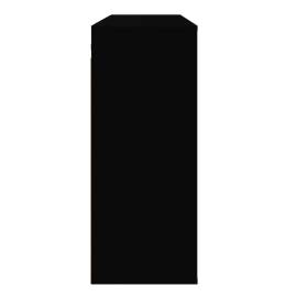 Dulap de perete, negru, 80x33x80 cm, lemn prelucrat, 5 image