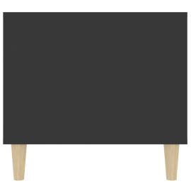Măsuță de cafea, negru, 90x49x45 cm, lemn compozit, 7 image