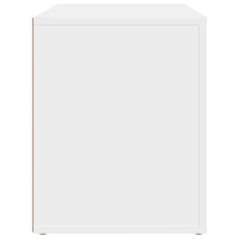 Noptieră, alb, 60x36x45 cm, lemn compozit, 8 image