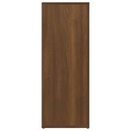 Servantă, stejar maro, 80x30x80 cm, lemn prelucrat, 6 image