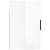 Noptiere de perete, 2 buc., alb extralucios, 50x30x47 cm, 8 image