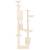 Ansamblu de pisici cu stâlpi din funie de sisal, crem, 191 cm, 4 image
