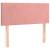 Tăblie de pat cu led, roz, 90x5x78/88 cm, catifea, 4 image