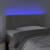Tăblie de pat cu led, gri deschis, 100x5x78/88 cm, catifea, 3 image