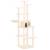 Ansamblu de pisici cu stâlpi din funie de sisal, crem, 167 cm, 2 image