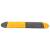 Prag limitator de viteză galben și negru 129x32,5x4 cm cauciuc, 2 image