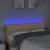 Tăblie de pat cu led, crem, 160x7x78/88 cm, textil, 3 image