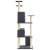 Ansamblu de pisici, stâlpi din funie sisal, gri închis, 153 cm, 4 image