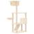 Ansamblu de pisici cu stâlpi din funie de sisal, crem, 131 cm, 5 image