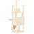 Ansamblu de pisici cu stâlpi din funie de sisal, crem, 154 cm, 5 image