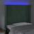 Tăblie de pat cu led, verde închis, 93x16x118/128cm, catifea, 4 image