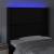 Tăblie de pat cu led, negru, 103x16x118/128 cm, piele ecologică, 4 image