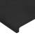 Tăblie de pat cu led, negru, 144x5x118/128 cm, catifea, 5 image