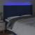Tăblie de pat cu led, albastru, 163x16x118/128 cm, textil, 4 image