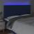 Tăblie de pat cu led, albastru, 180x7x118/128 cm, textil, 3 image
