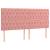 Tăblie de pat cu led, roz, 180x7x118/128 cm, catifea, 4 image