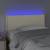 Tăblie de pat cu led, crem, 100x5x78/88 cm, piele ecologică, 3 image