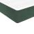 Saltea de pat cu arcuri, verde închis, 100x200x20 cm, catifea, 5 image