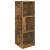 Dulap colțar, stejar fumuriu, 33x33x100 cm, lemn compozit, 2 image