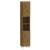 Dulap de baie, stejar fumuriu, 30x30x179 cm, lemn prelucrat, 2 image