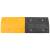 Prag limitator de viteză galben și negru, 97x32,5x4 cm, cauciuc, 3 image