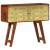 Servantă lemn masiv de sheesham cu imprimeu auriu 90x30x77 cm