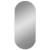 Oglindă de perete, argintiu, 80x35 cm, ovală, 2 image