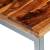 Masă de bucătărie lemn masiv sheesham birou cu picioare de oțel, 6 image