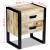 Masă laterală cu 2 sertare din lemn solid de mango, 43x33x51 cm, 8 image