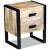 Masă laterală cu 2 sertare din lemn solid de mango, 43x33x51 cm, 2 image