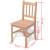 Set masă și scaune din lemn de pin, 5 piese, 8 image