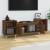 Comodă tv, stejar maro, 160x35x55 cm, lemn prelucrat, 4 image