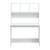 Birou cu rafturi, alb, 102x45x148 cm, lemn compozit, 5 image