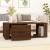 Măsuță de cafea, stejar maro, 100x50,5x35 cm, lemn compozit, 3 image