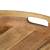 Măsuță de cafea, 50x40 cm, lemn masiv mango și oțel, 5 image