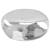 Măsuță de cafea, argintiu, 70x70x32 cm, aluminiu turnat, 4 image