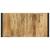 Masă de bucătărie, 140x70x75 cm, lemn masiv de mango, 5 image