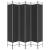 Paravan de cameră cu 6 panouri, negru, 240x220 cm, textil, 4 image
