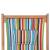Scaun de plajă pliabil, multicolor, textil și cadru din lemn, 7 image