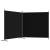 Paravan de cameră cu 2 panouri, negru, 348x180 cm, textil, 5 image