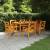 Masă de grădină, 160x90x75 cm, lemn masiv de acacia
