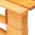 Taburet din paleți de grădină, maro miere, lemn, 4 image
