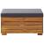 Taburet modular cu pernă, 1 buc., lemn masiv de acacia, 2 image